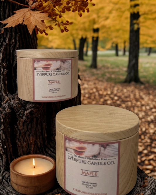 Maple Candle Tin 7 oz.