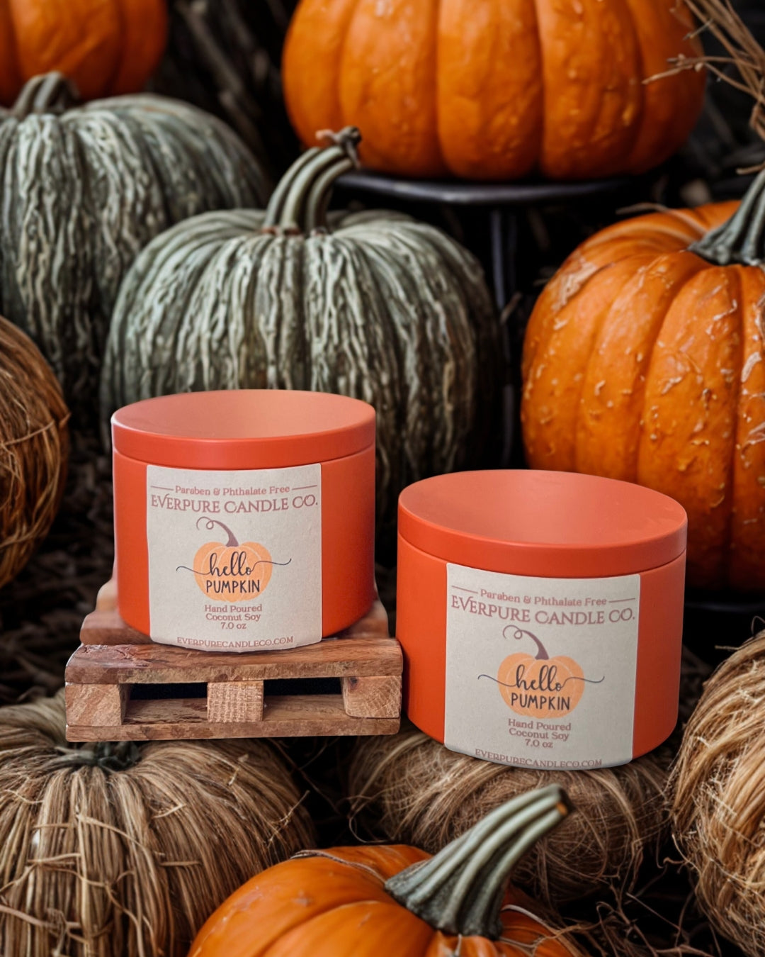 Pumpkin Spice Candle 7 oz.Tin