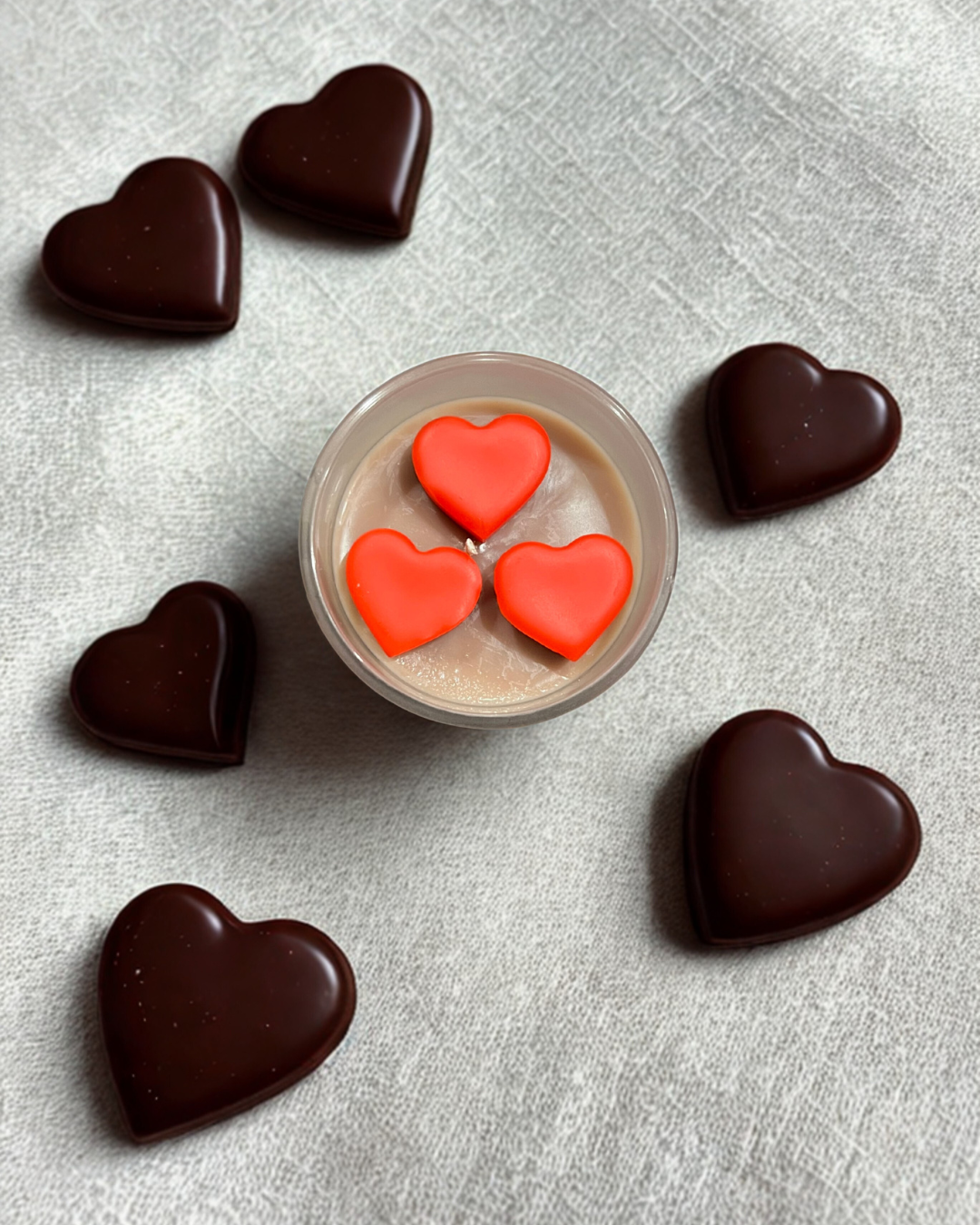 Chocolate & Cherries Glass Candle