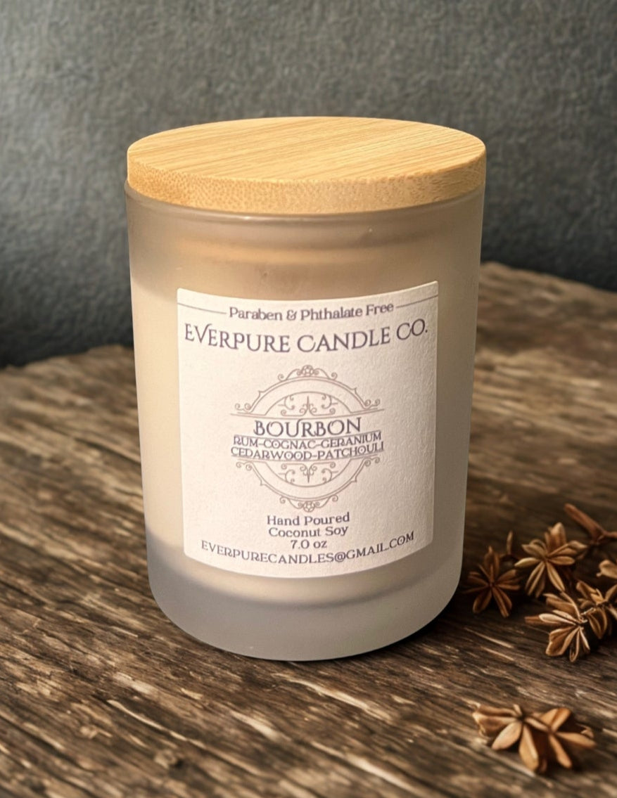 Bourbon 7 oz. Glass Candle