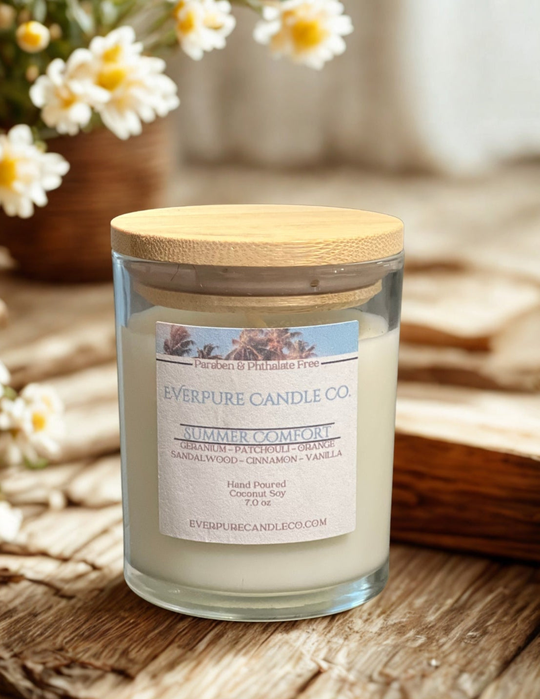 Summer Comfort 7 oz. Glass Candle