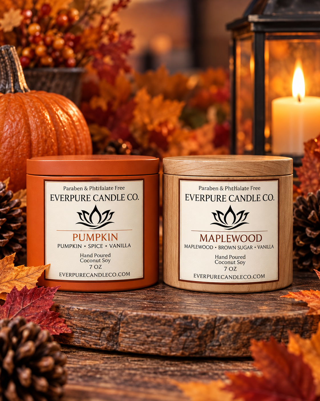 Maplewood Candle Tin